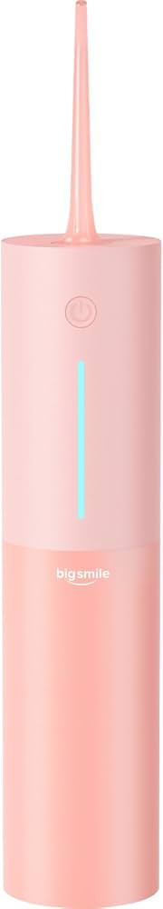 Bigsmile Pink Water Flosser Powerful Cordless Dental Irrigator for Kid Braces Travel Shower to He... | Amazon (US)