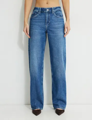 Heidi High Rise Wide Leg Jeans | Dynamite Clothing