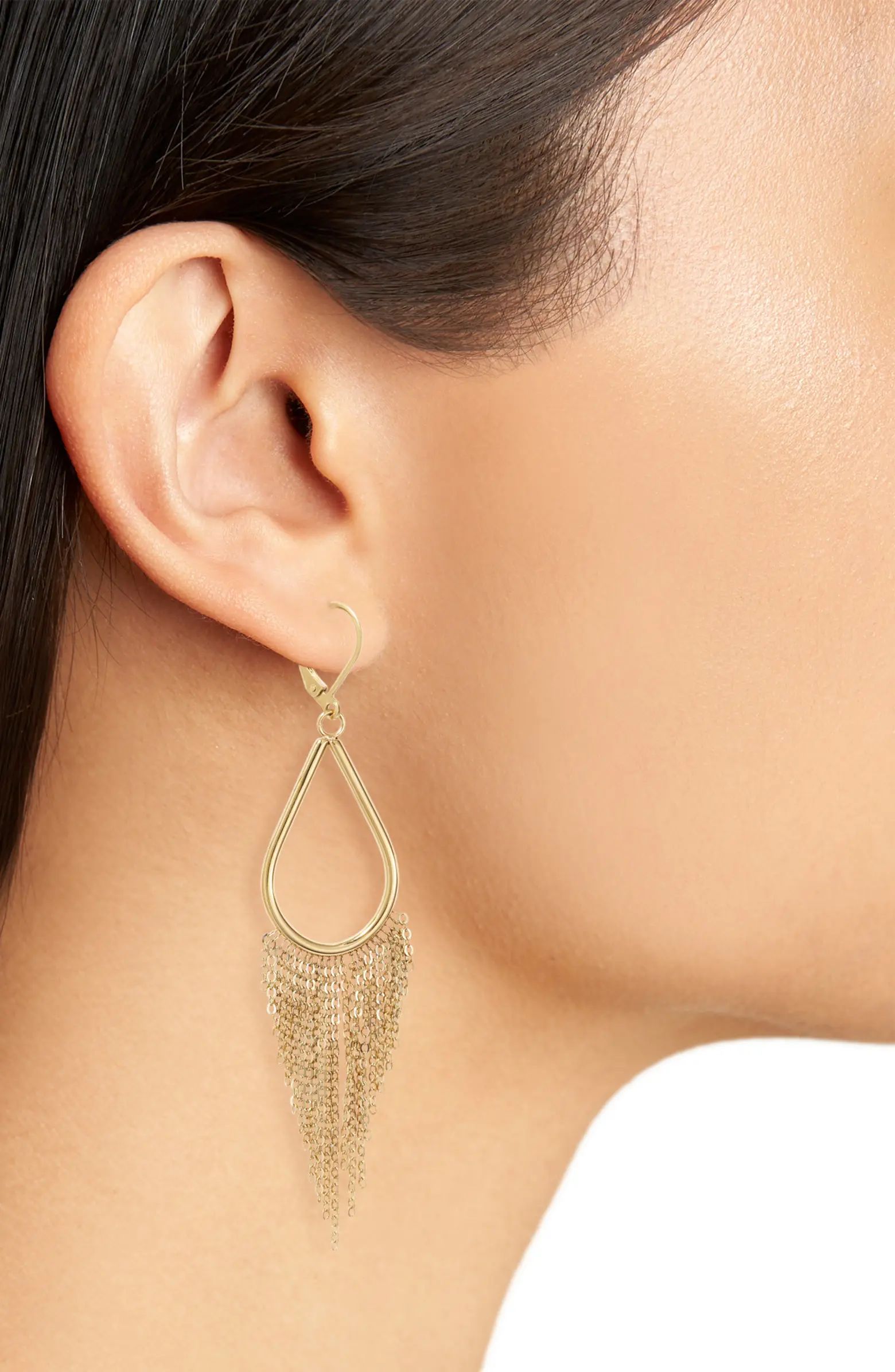 Chain Fringe Drop Earrings | Nordstrom