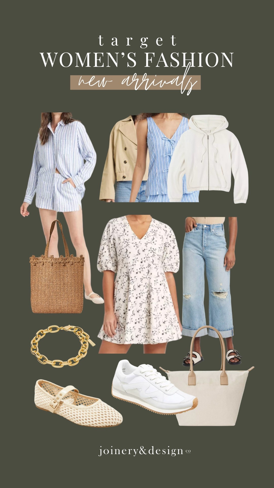 Just a few Target pieces that caught my eye this week—easy layers, soft textures, and classic shapes that feel like spring without trying too hard.

#bag #dress #jeans #sneakers #set 

#LTKStyleTip #LTKFindsUnder50 #LTKSeasonal