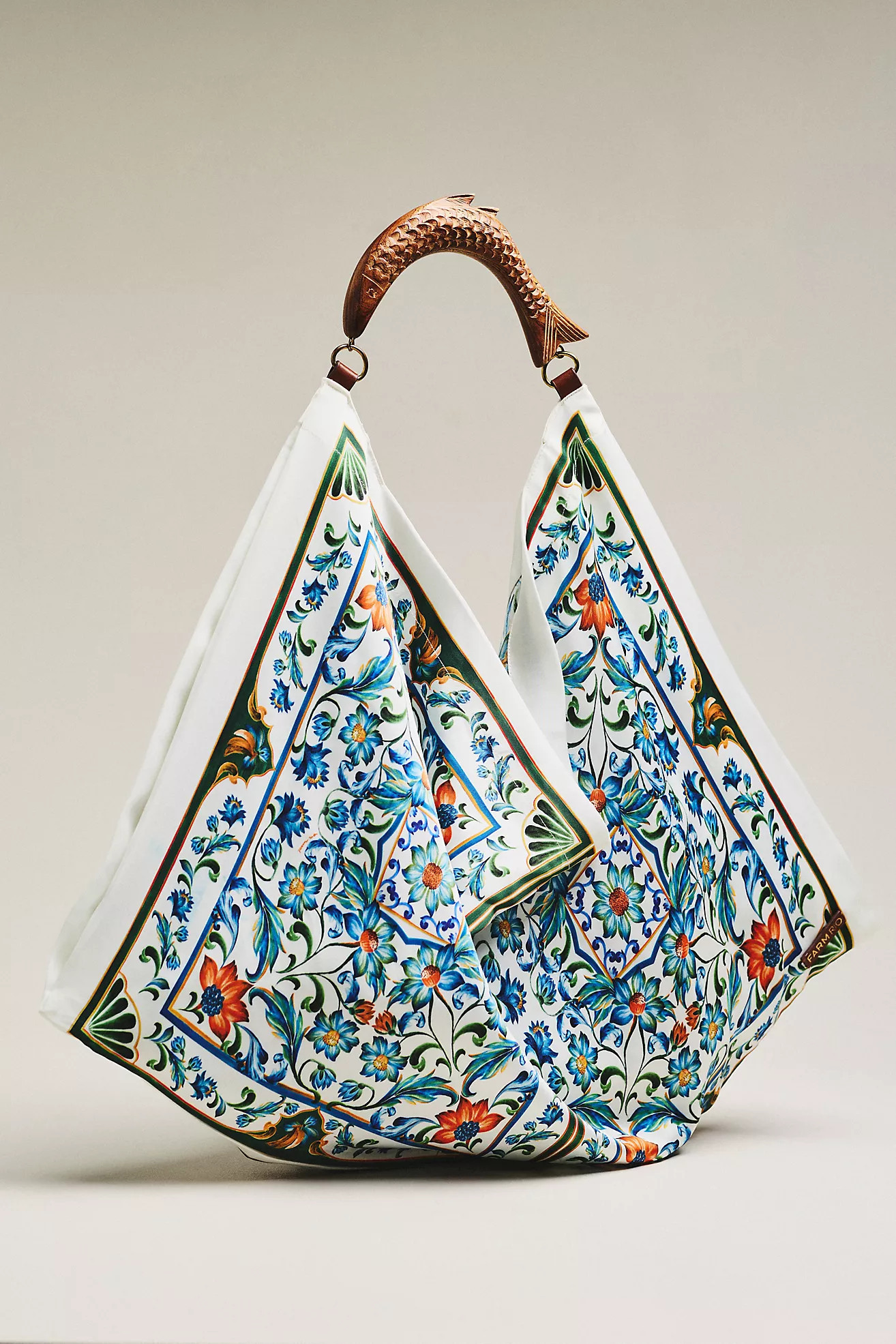 Farm Rio Satin Scarf Medium Bag | Anthropologie (US)