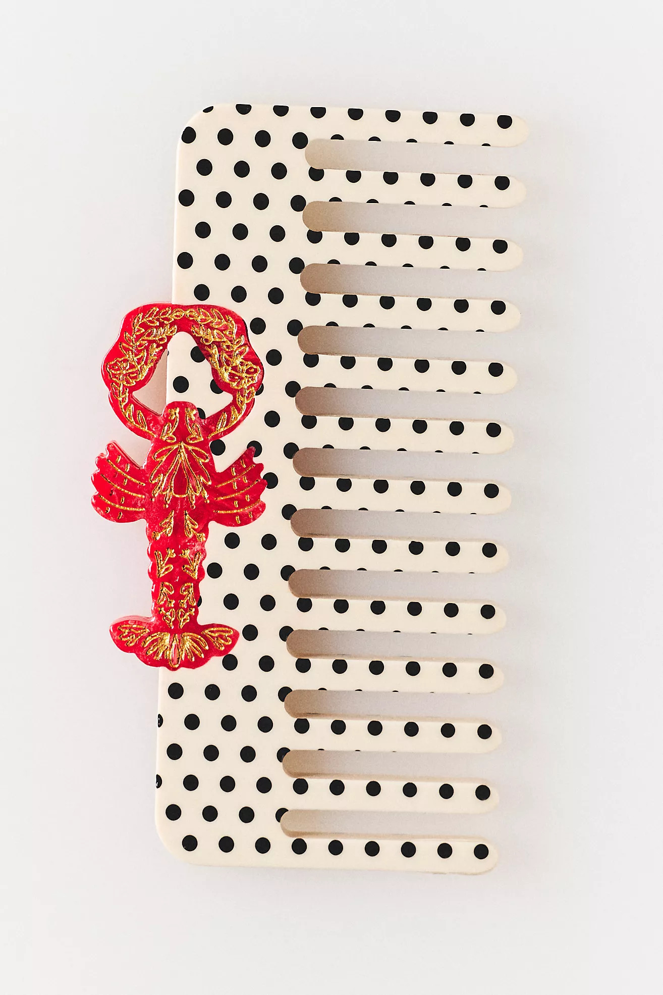 Solar Eclipse Handpainted Wide Tooth Comb | Anthropologie (US)