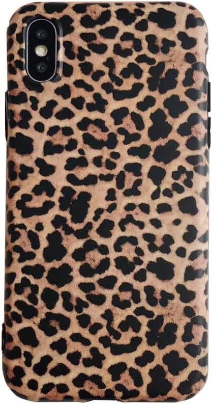 YonMeet Leopard Case for iPhone 7 Plus 8 Plus Classic Luxury Fashion Protective Flexible Soft Rub... | Amazon (US)