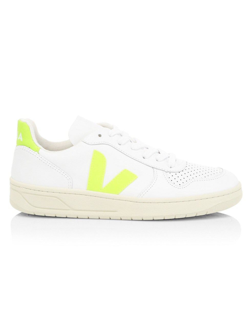 Women's V-10 Neon Leather Low-Top Sneakers | Saks Fifth Avenue