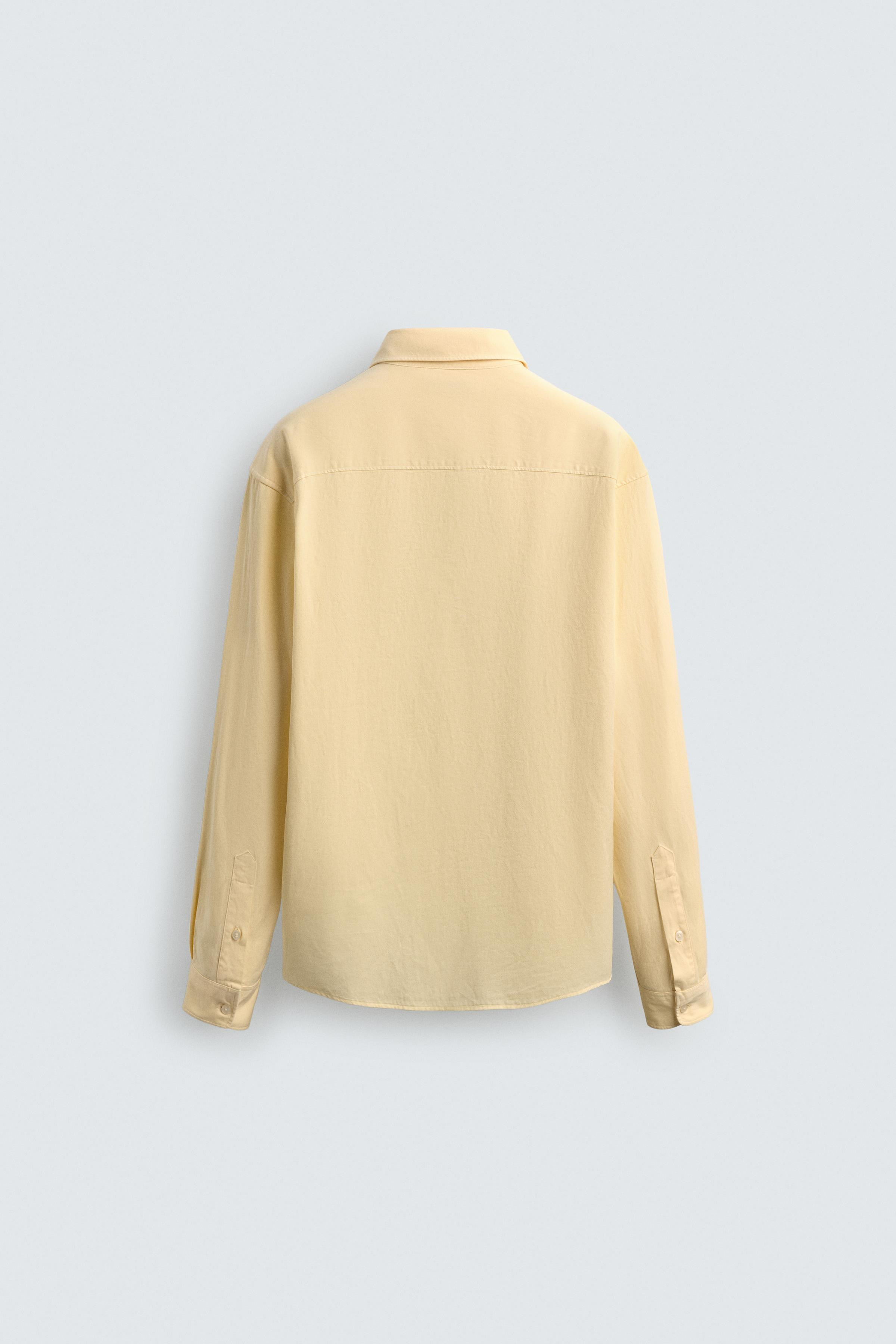 FLIESSENDES HEMD MIT TASCHE | Zara DE