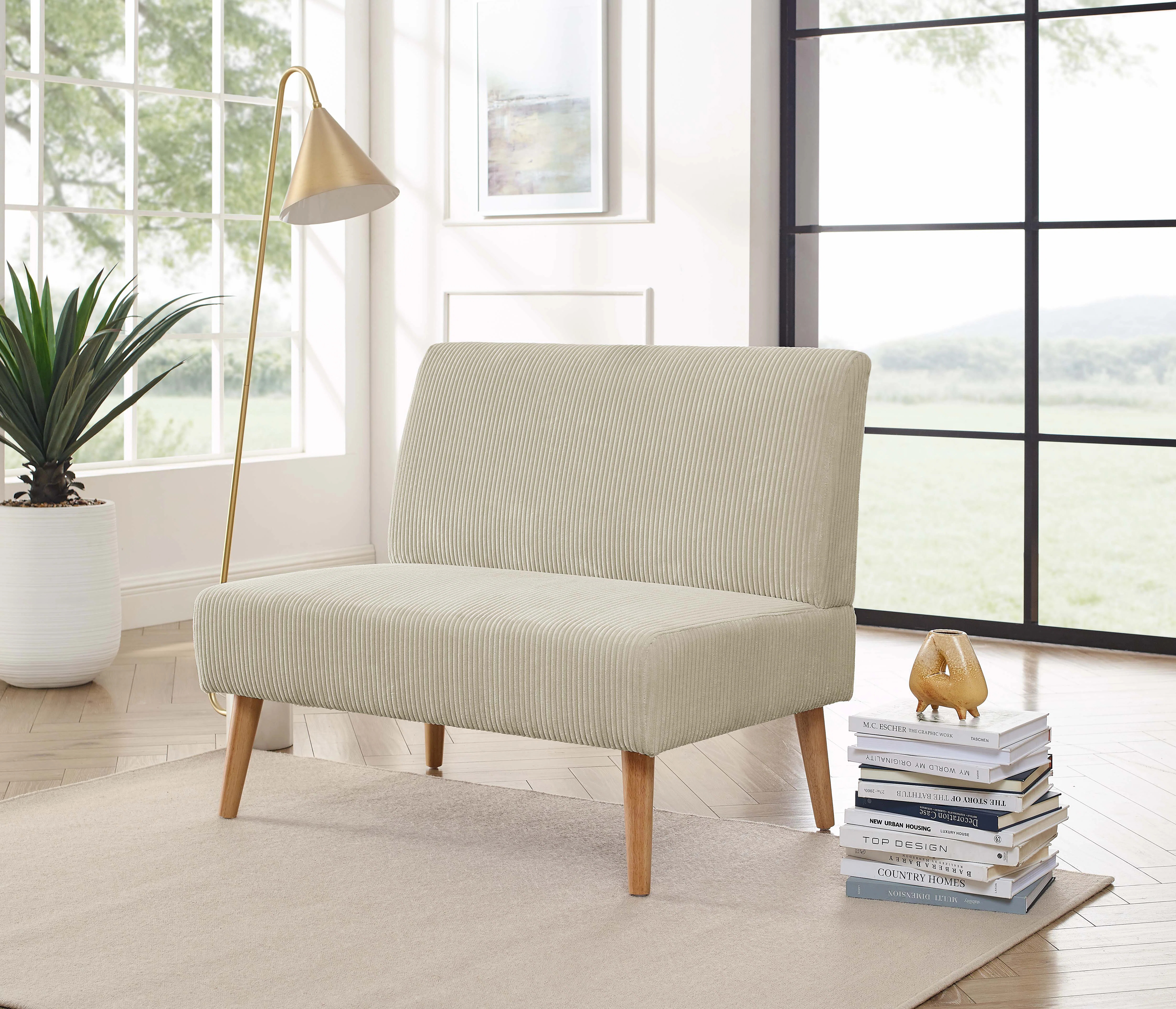 Murawski 40.5'' Corduroy Loveseat | Wayfair North America