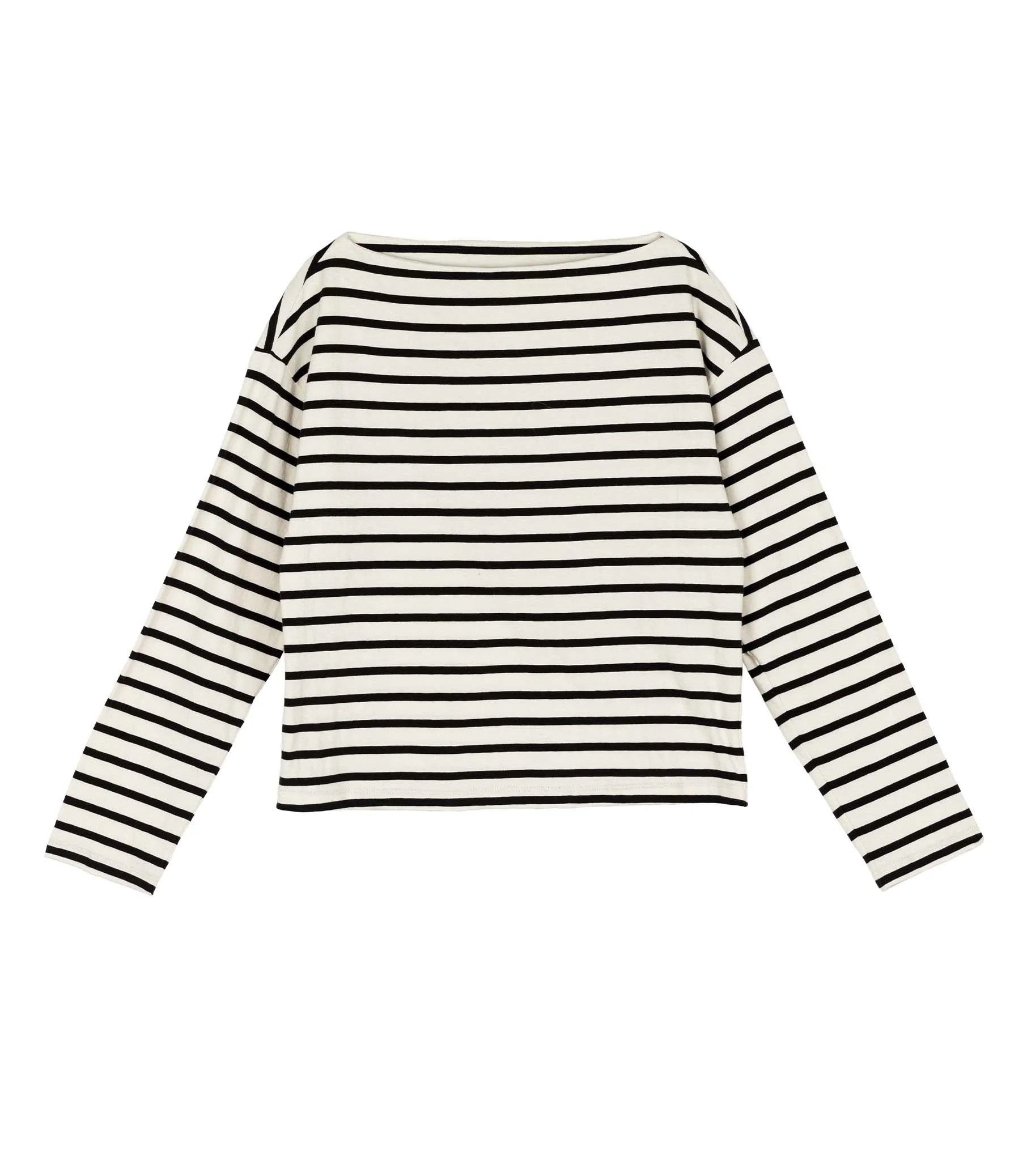 Irene Tee - Black Newport Stripe | DÔEN | DOEN
