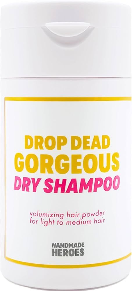 Handmade Heroes Non Aerosol Dry Shampoo Volume Powder | 1.8oz | 100% Natural & Vegan | For Light ... | Amazon (US)