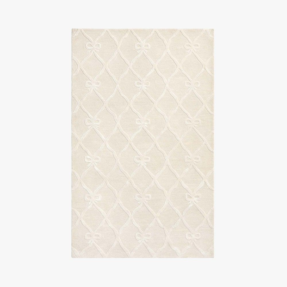LoveShackFancy Bow Trellis Rug | Pottery Barn Teen