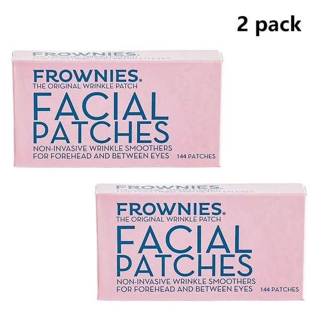 2 pack FROWNIES Forehead and Between the Eyes Wrinkle Patches - Hypoallergenic Facial Patches to ... | Walmart (US)