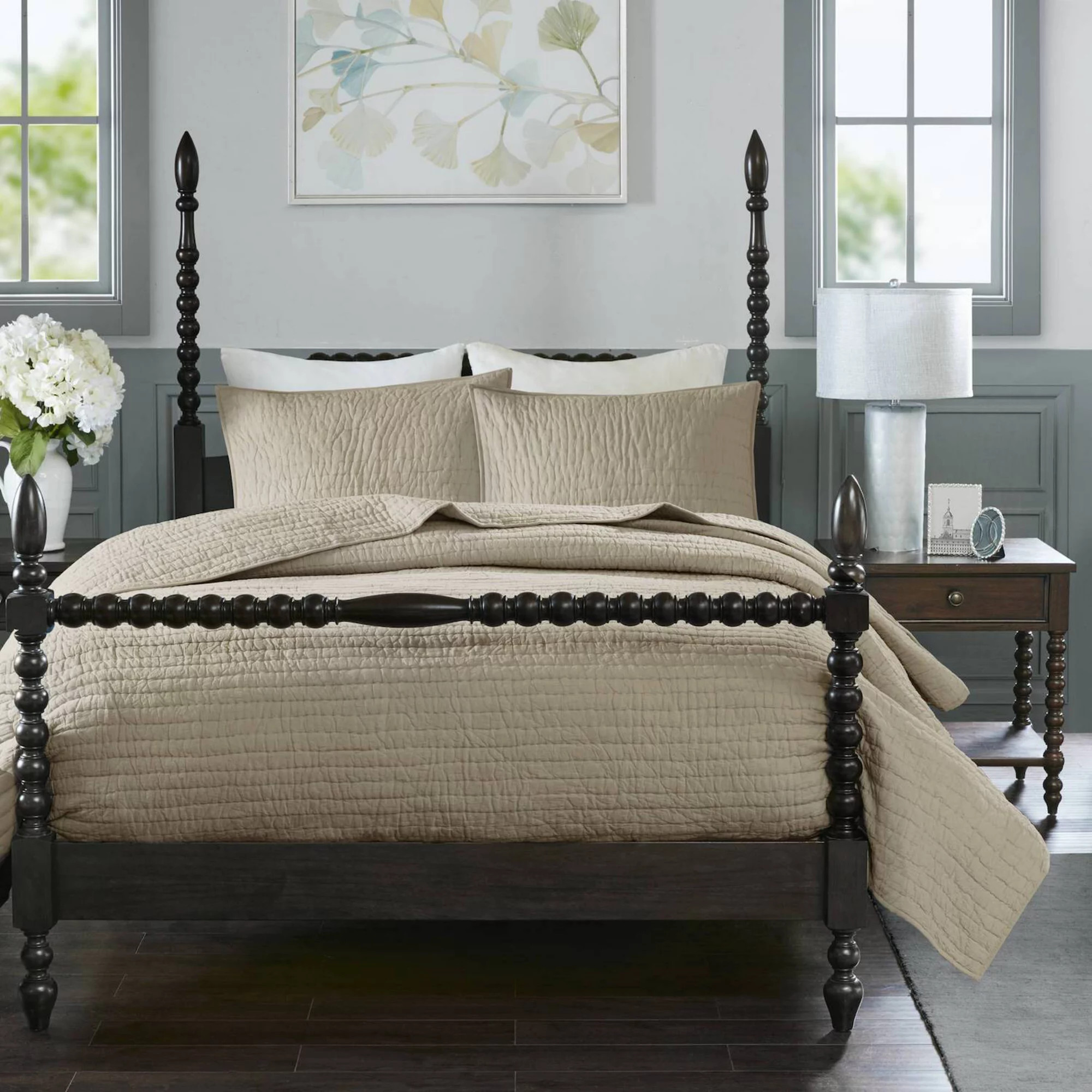 Madison Park Signature Serene 3-Piece Cotton Quilt Set with Shams | Kohl's