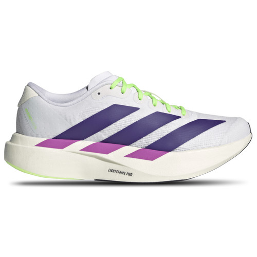 adidas Womens adidas Adizero Evo SL - Womens Shoes White/Green/Purple Size 11.0 | Foot Locker (US)