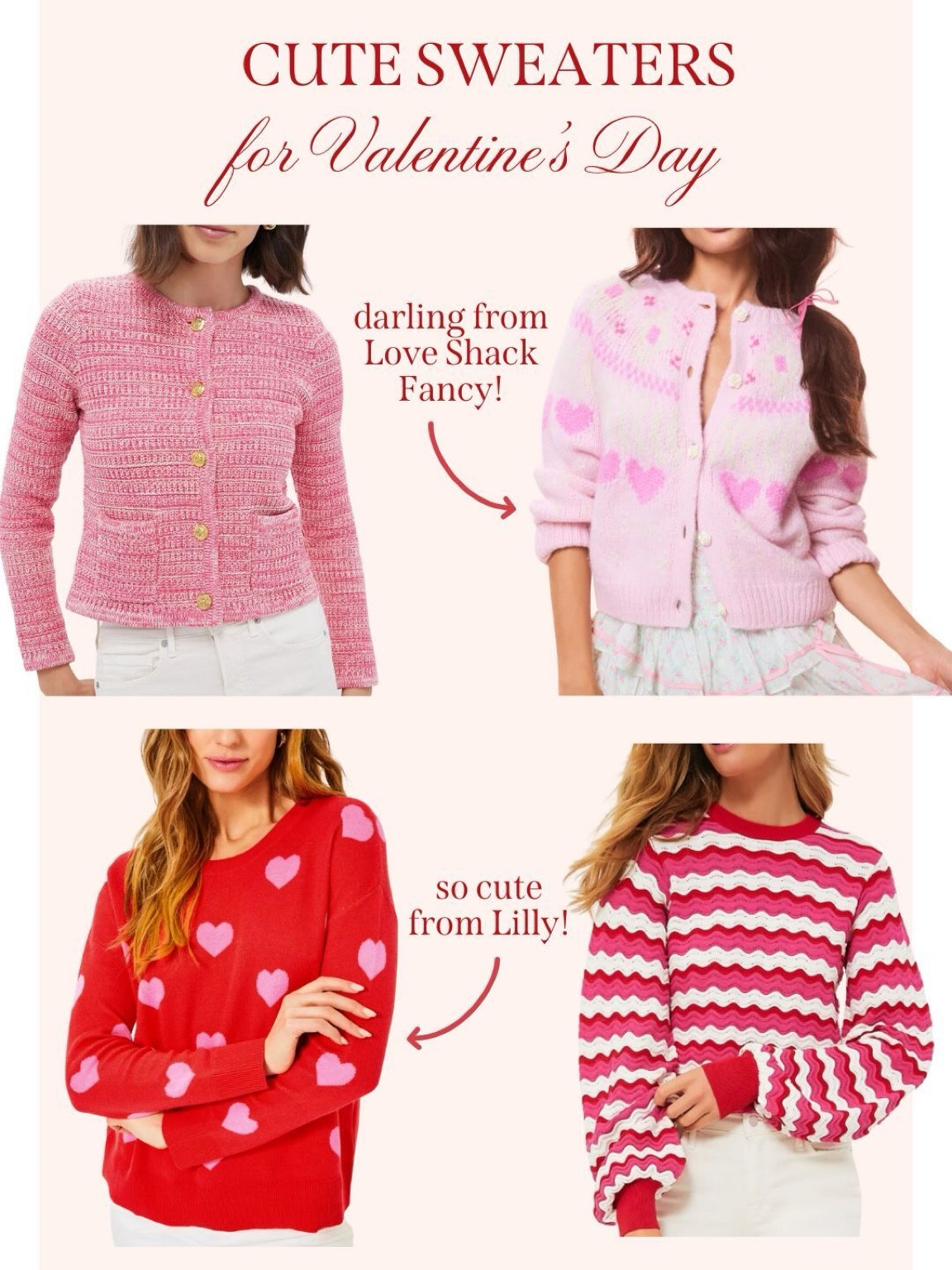 Cute sweaters for Valentine's Day

#LTKFindsUnder100 #LTKSeasonal #LTKFindsUnder50