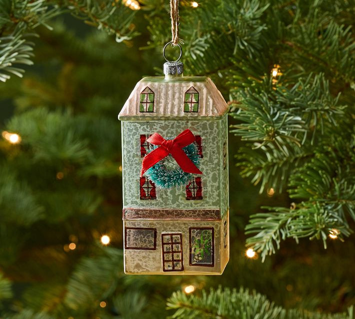 Vintage Heirloom House Ornament | Pottery Barn (US)