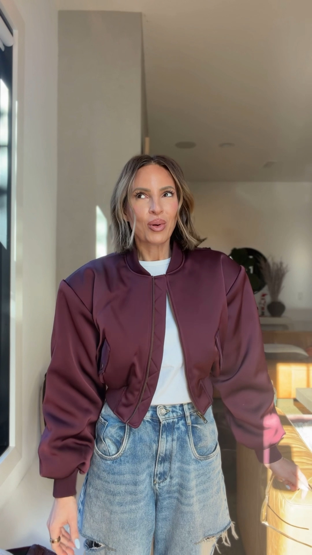 Wearing a small!  Also wearing a small in the tee. Jeans and shoes run tts

#LTKgrwm #LTKdayinmylife #LTKmomlife