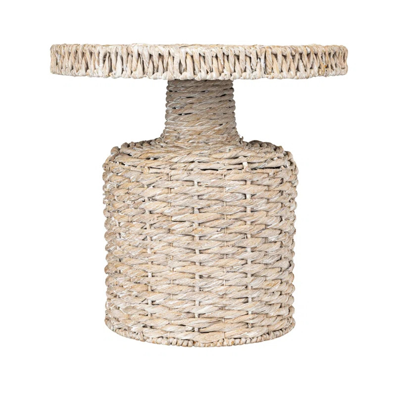 Rosecliff Heights Corwen Chavely Round Water Hyacinth End Table & Reviews | Wayfair | Wayfair North America