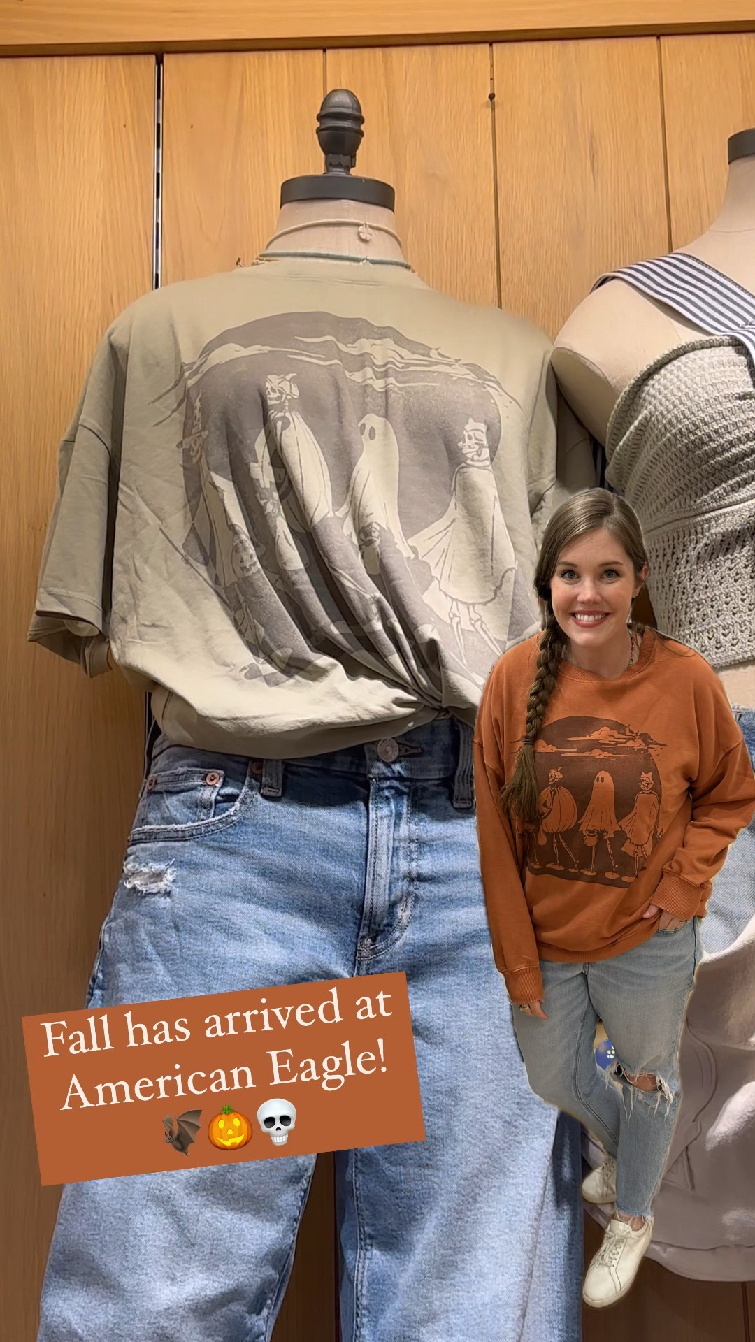 Get ready for Halloween with these American Eagle new arrivals! Love this oversized sweatshirt so much!
.........
Fall shirt fall sweatshirt fall tee fall shirt Halloween shirt Halloween sweatshirt Halloween tee shirt Halloween tshirt American Eagle fall American Eagle sweatshirt aerie shirt aerie sweatshirt aerie fall aerie Halloween aerie new arrivals  Halloween pajamas Halloween new arrivals Halloween shirts Halloween finds plus size Halloween plus size fall shirt cozy sweatshirt oversized tee oversized graphic tee 

#LTKPlusSize #LTKSeasonal #LTKFamily