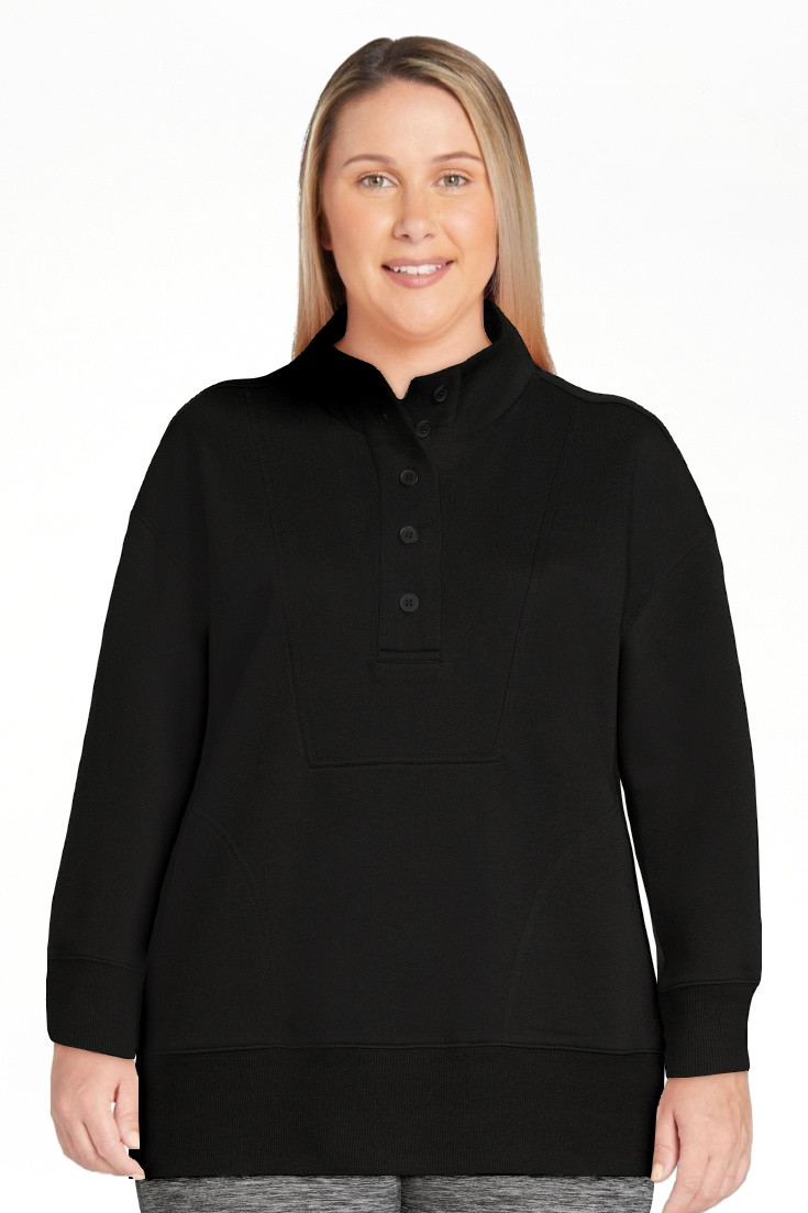 Time And Tru Women's Placket Pullover Top | Walmart (US)