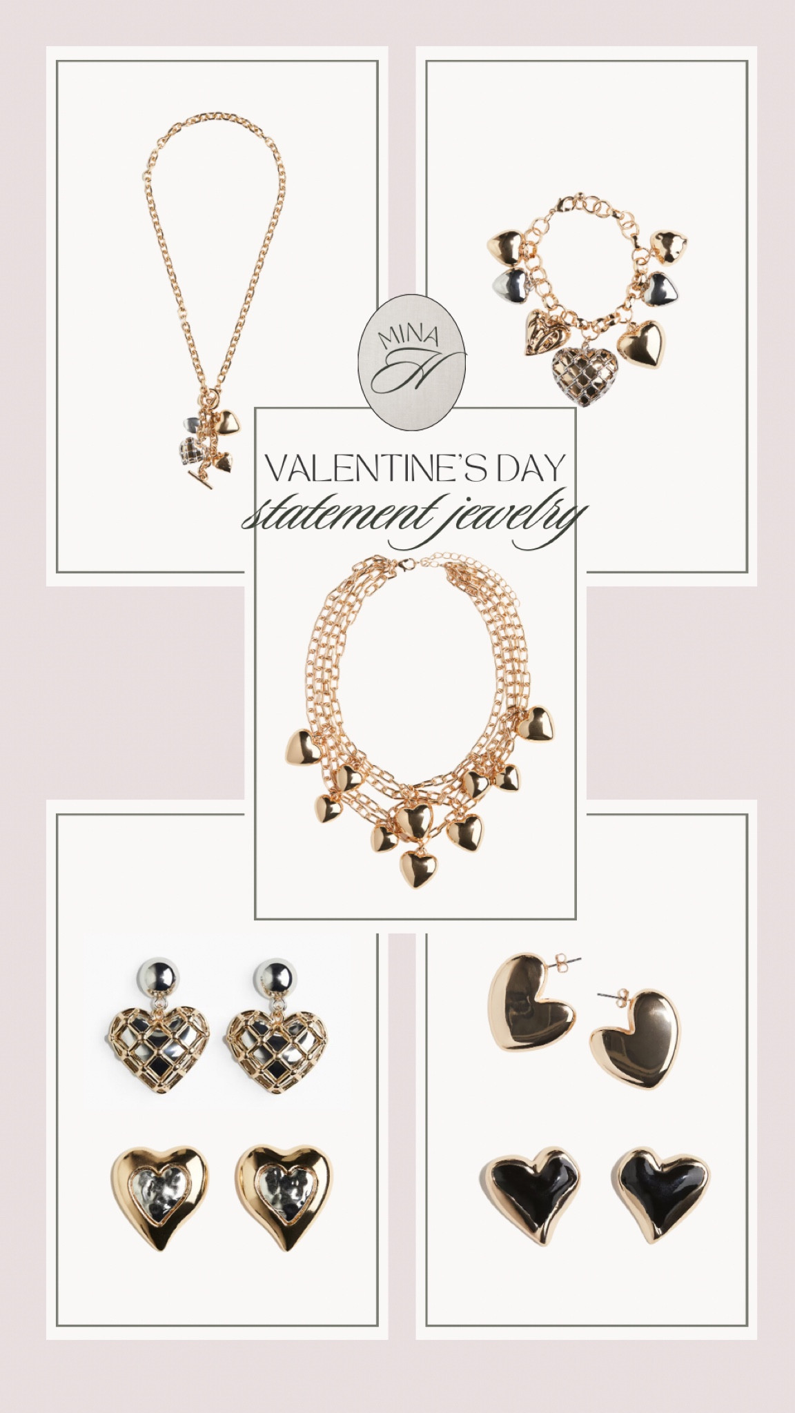 Valentine’s Day statement jewelry from H&M 

#LTKSeasonal #LTKStyleTip #LTKFindsUnder50