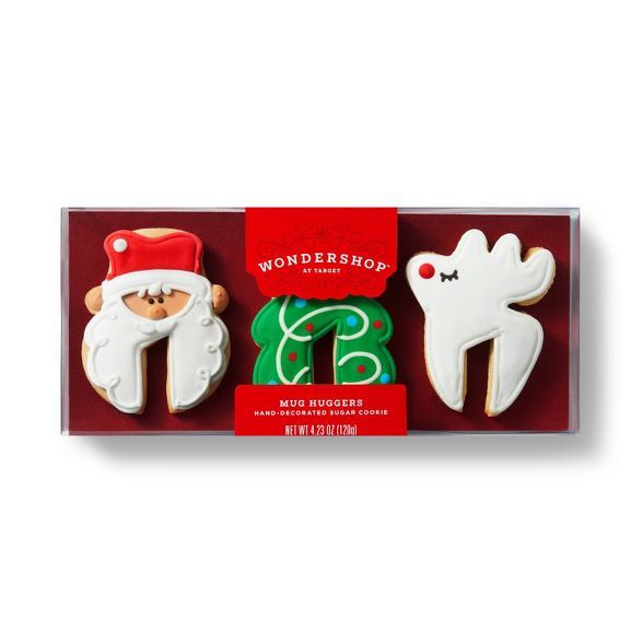 Holiday Mug Huggers Decorated Sugar Cookies - 3ct/4.23oz - Wondershop™ | Target