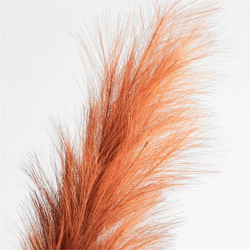 Rust Faux Pampas Grass + Reviews | Crate and Barrel | Crate & Barrel