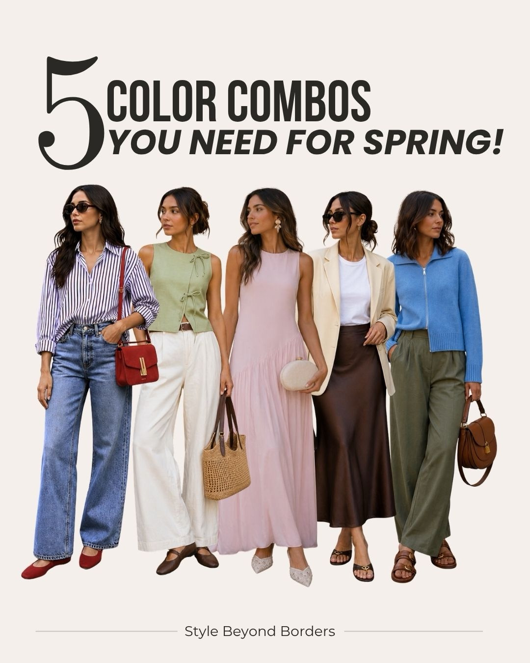Color combos you need to try this spring 🌸👇🏼



Tags: striped blue shirt, white ribbed vest, red ballet flats, straight jeans, yellow blazer, brown satin skirt, brown sandals, white t-shirt, pale green vest, white teill trousers raffia bag, brown suede sandals, blue zipper up cardican, brown sandals, pink dress, sleeveless pink dress, white heels, white clutch, chic spring looks, outfit ideas, classy outfits, summer outfit, model outfit

#LTKdresses #LTKspring #LTKstyletip