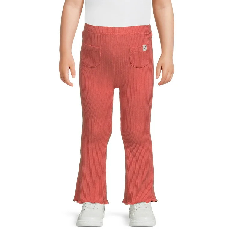 easy-peasy Toddler Girl Ribbed Flare Legging, Sizes 12 Months-5T | Walmart (US)