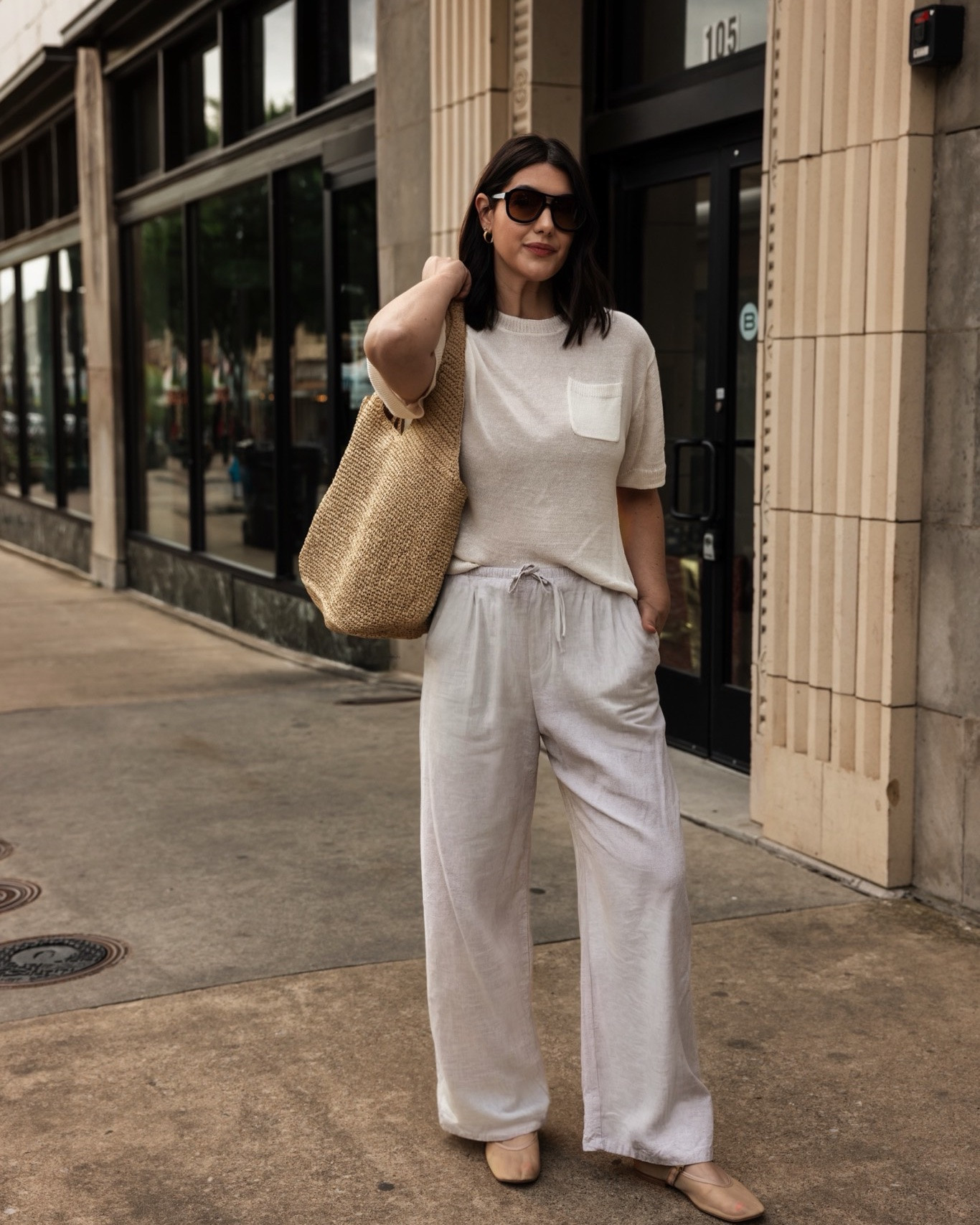 Two of my favorite pieces on sale! This sweater tee is 30% off as well as my pants!