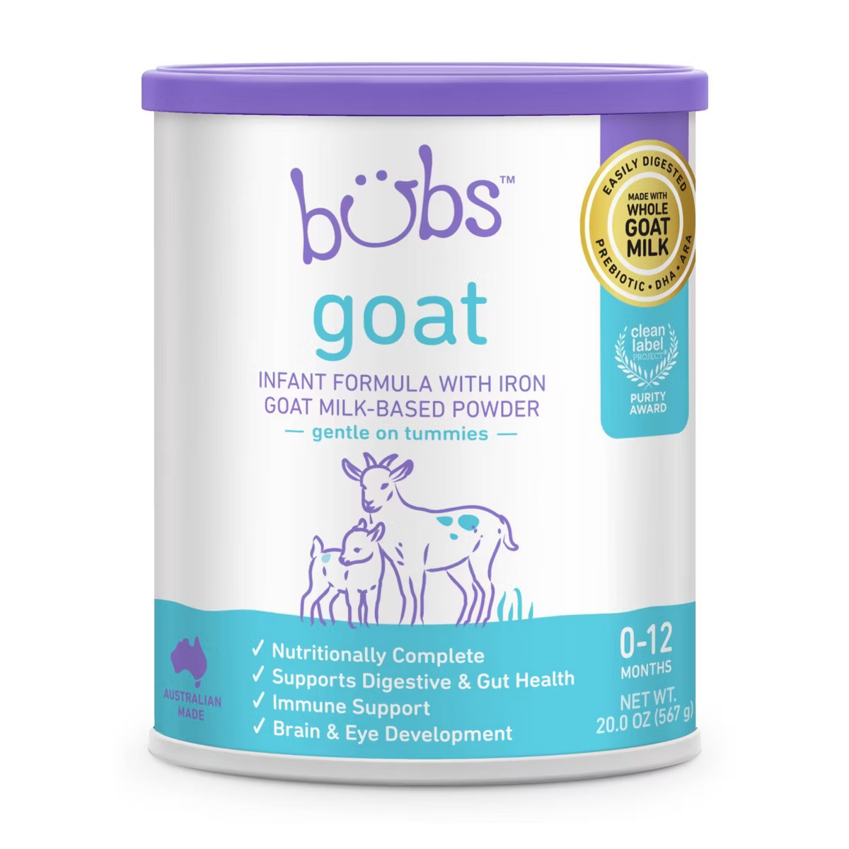 Bubs Easy Digest Goat Infant Formula Powder - 20oz | Target