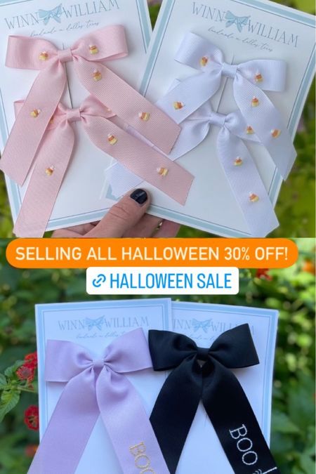 Our favorite bows for Halloween are 30% OFF!

#LTKHalloween #LTKsalealert #LTKkids