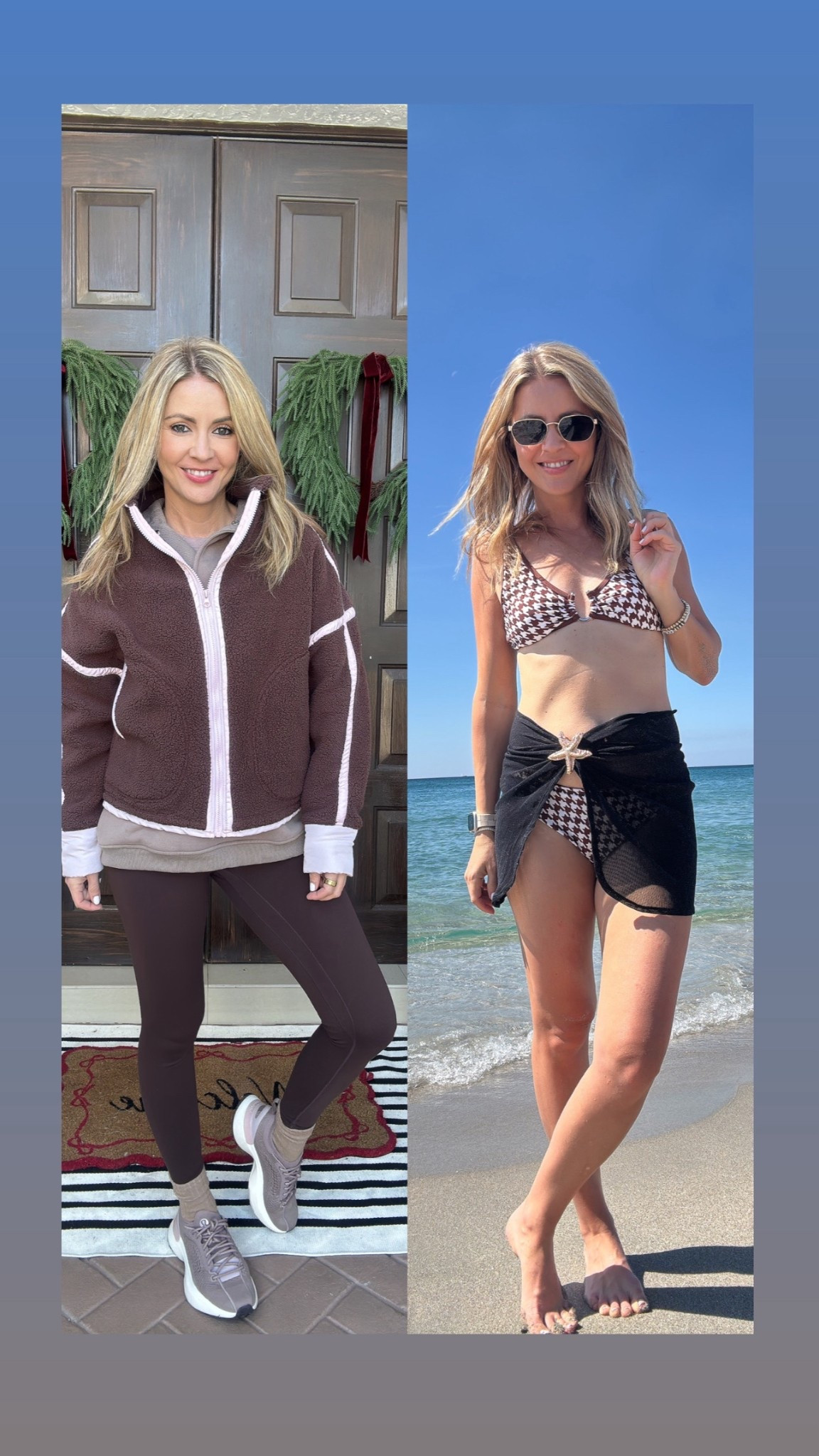 Florida went from swimwear to fleece lined sherpas


#LTKSwim #LTKootd #LTKActive