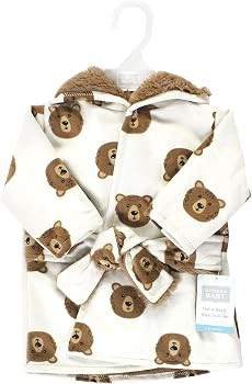 Hudson Baby Unisex BabyMink with Faux Fur Lining Pool and Beach Robe Cover-ups | Amazon (US)