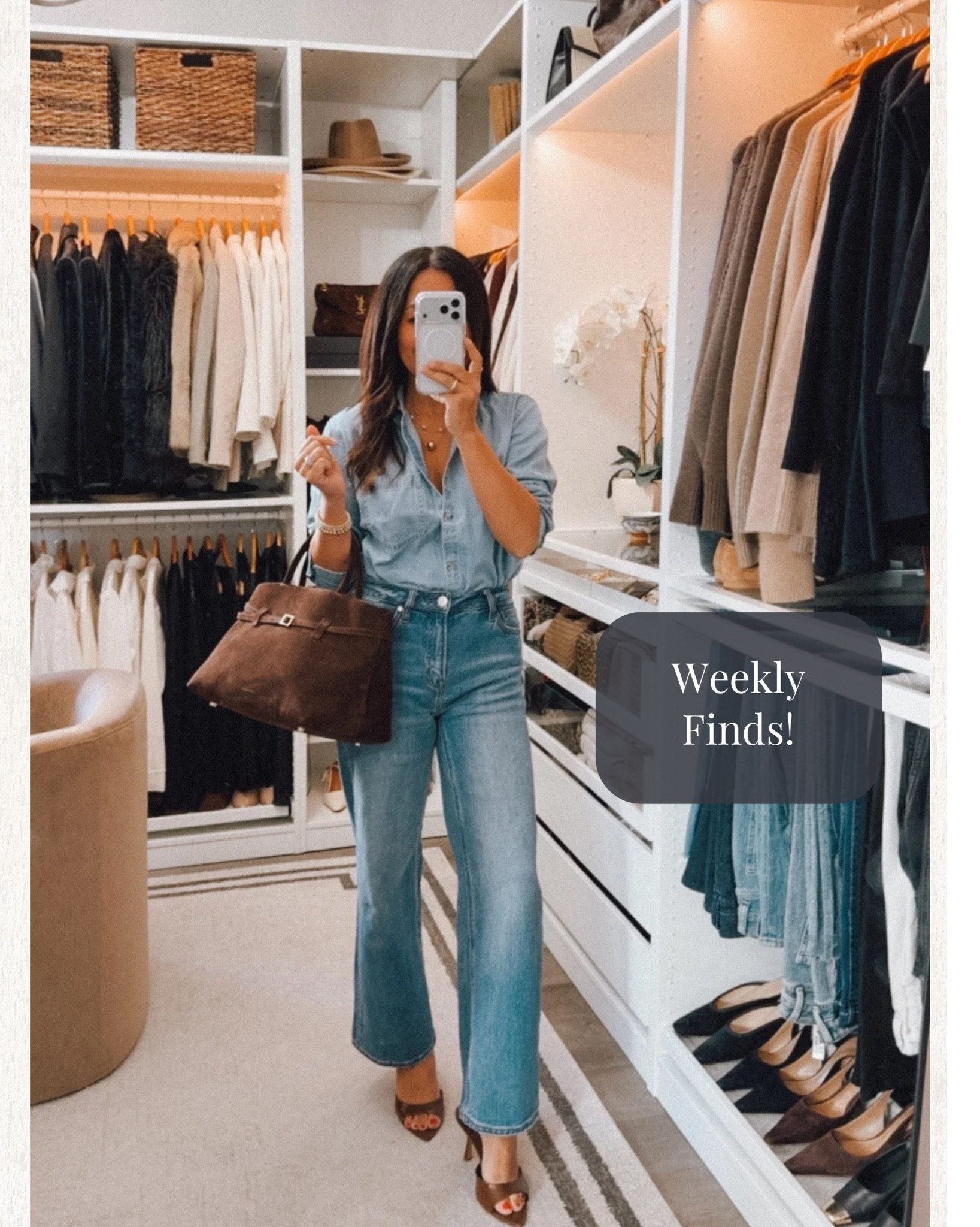 Weekly Finds⭐️ Weekly Finds! Everything TTS wearing a size 4 in the denim shirt and white button down blouse. A size small in everything else. A size 26 in all denim. 
I’m 5’3 126 for reference! 

#LTKOver40 #LTKootd #LTKSeasonal