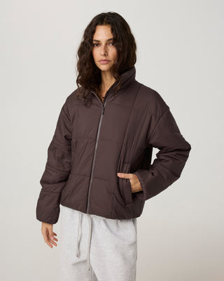 Vuori Canyon Insulated Sporty Jacket | French Roast | XXS | Vuori Clothing (US & Canada)