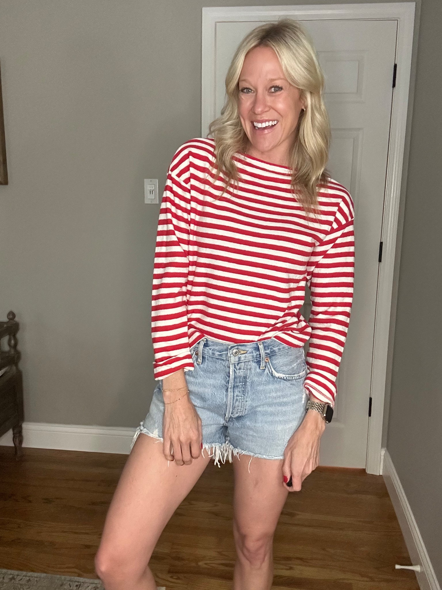 My fav shorts are back on sale today!!! @target #targetfinds #targetstyle 

Top- size xs
Shorts- size 2 

#LTKSaleAlert #LTKSeasonal