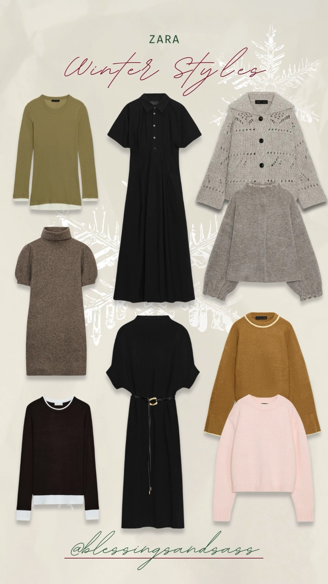 My favorite Zara Winter Styles!!

Women’s fashion, winter fashion, winter style, winter outfits, winter outfit inspo, winter ootd, trendy fashion, chic style, holiday fashion, holiday style, fashion over 40, fashion over 50, zara, zara fashion 

#LTKOver40 #LTKSeasonal