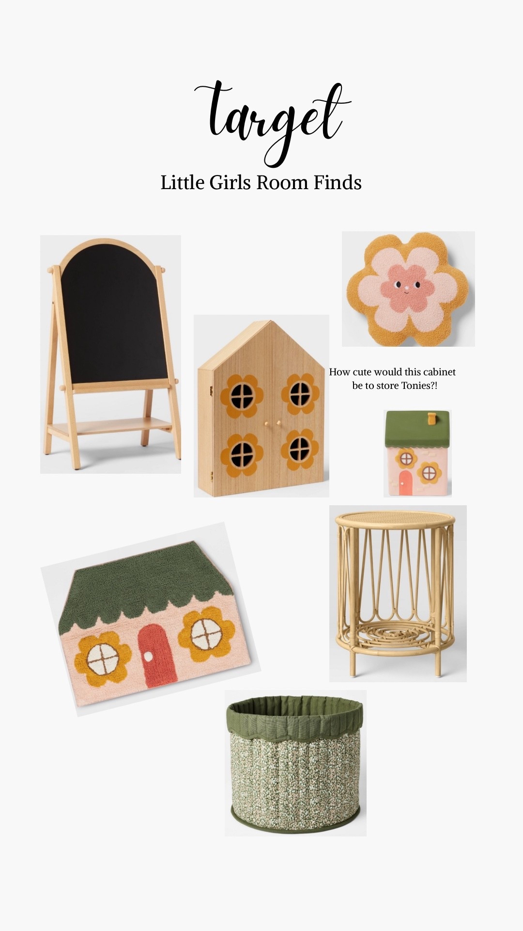 Little girls room or playroom finds! Too cute with the flowers and neutral colors! 

#LTKKids #LTKHome #LTKStyleTip