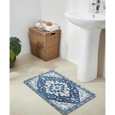 Non-Slip Bathroom Mat Oriental Soft Machine Washable Bath Rugs Cute Tribal Floral Floor Mats For Sink Tub Door Mat, 18X25 Inch | Wayfair North America