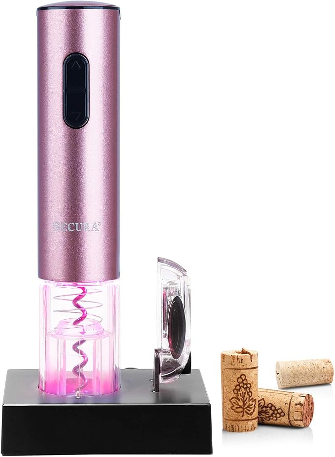 Secura Electric Wine Opener, Automatic Electric Wine Bottle Corkscrew Opener with Foil Cutter, Re... | Amazon (US)