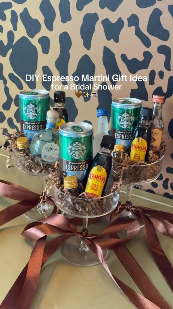 DIY Espresso Martini Gift Idea for a Bridal Shower! 🤎✨

#LTKMothersDay #LTKWedding #LTKHome