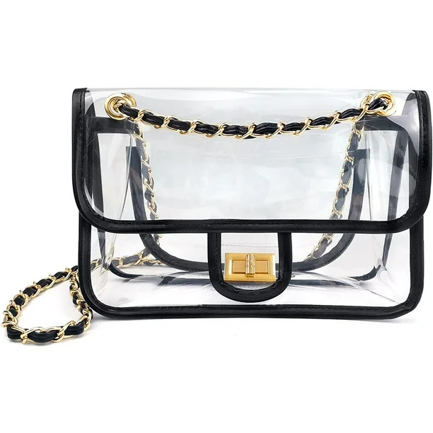 Clear Purses for Women Stadium Approved Crossbody, Clear Purse Handbags for Working Beach Concert... | Walmart (US)