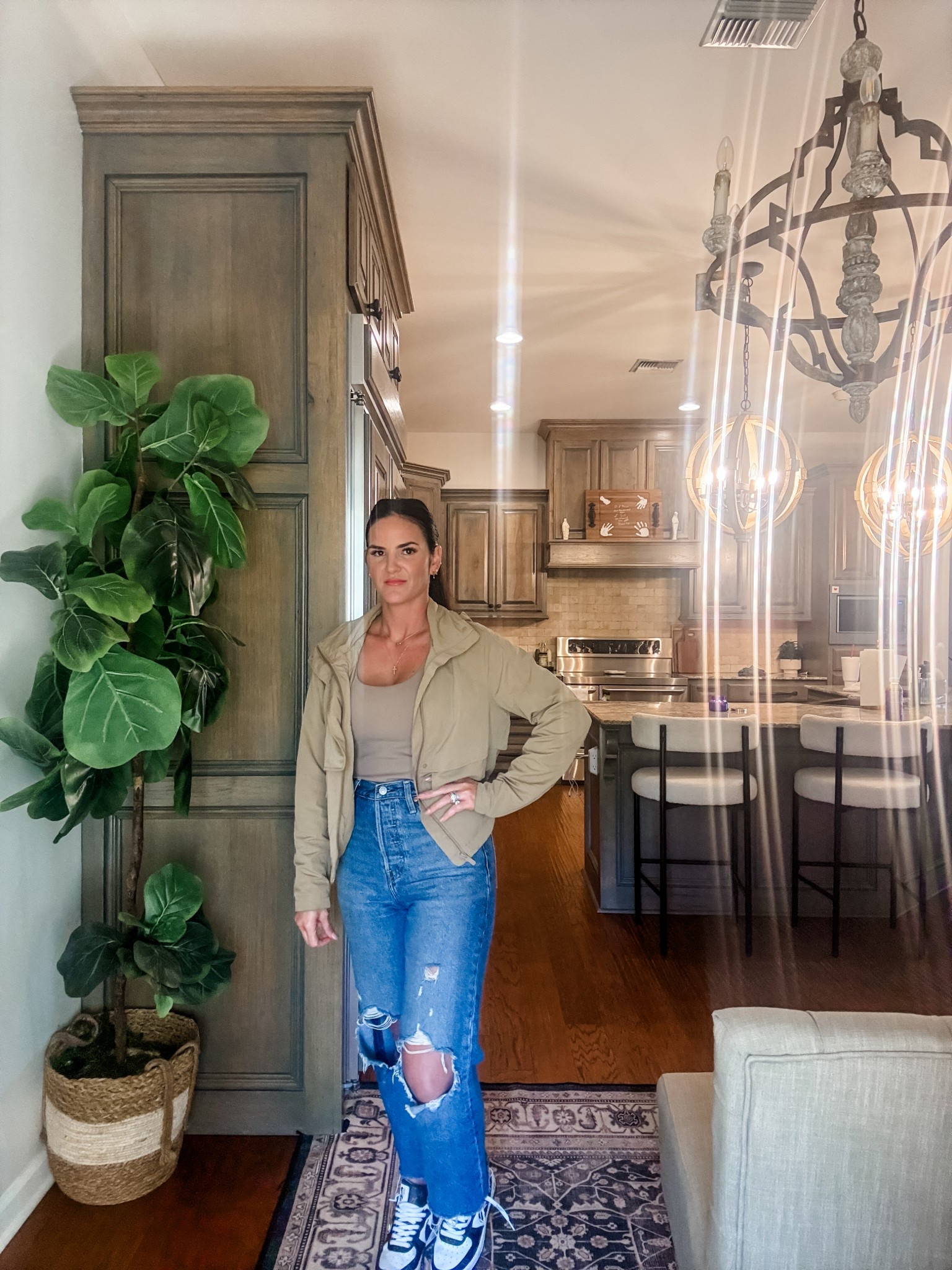 Keeping it chic and comfy for a casual night out! 🌙✨ This is one of my go-to outfits for those laid-back evenings. Perfect blend of style and comfort! #CasualVibes #NightOut #OOTN

#LTKStyleTip
