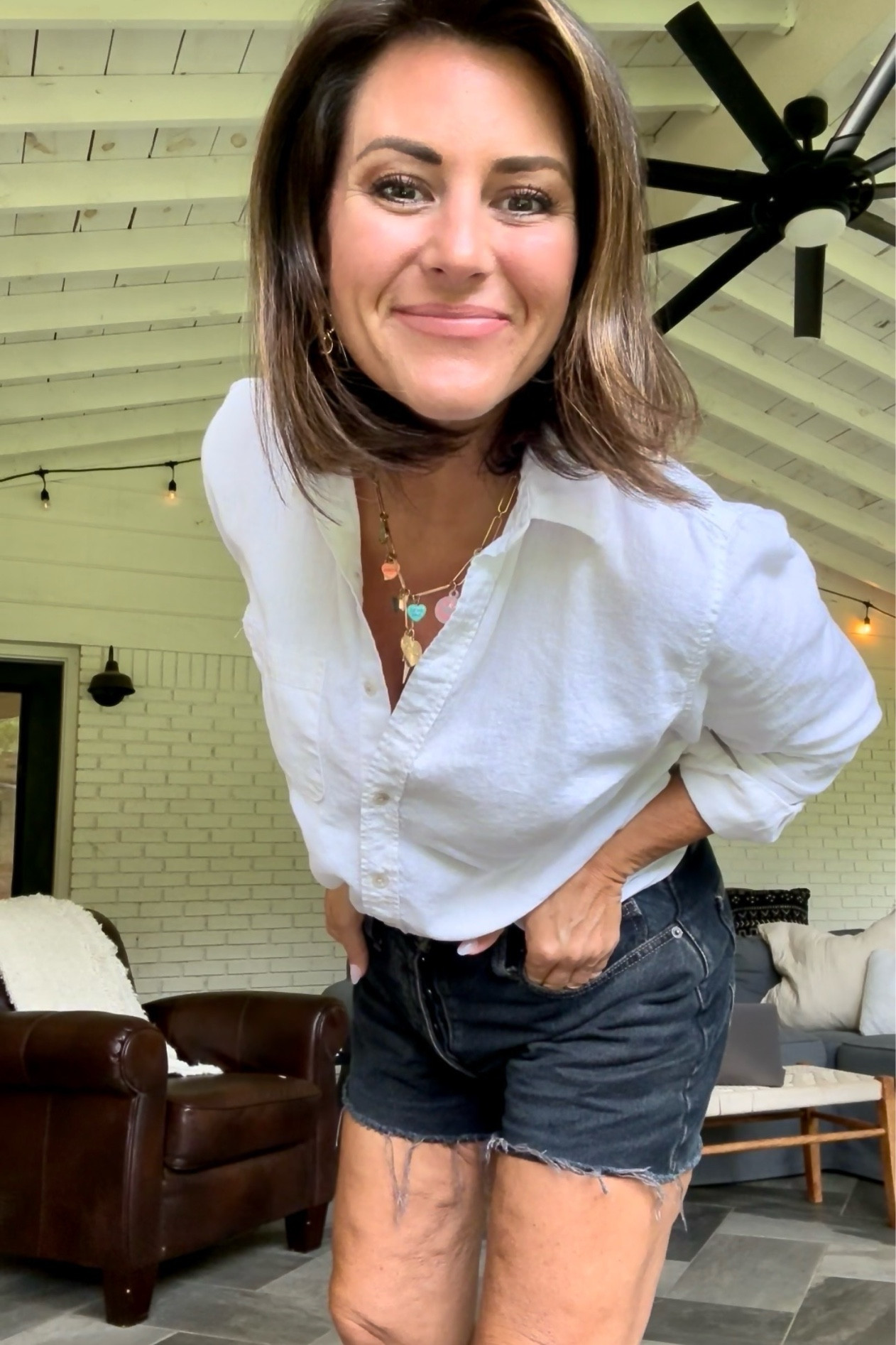 Casual Summer Outfit My fav Jean shorts! 

#LTKStyleTip #LTKU #LTKParties