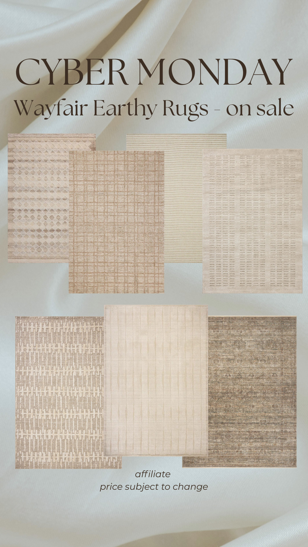 Cyber Monday - Wayfair Earth Rugs on Sale!
 

 #LTKcanada #LTKsale #LTKhome