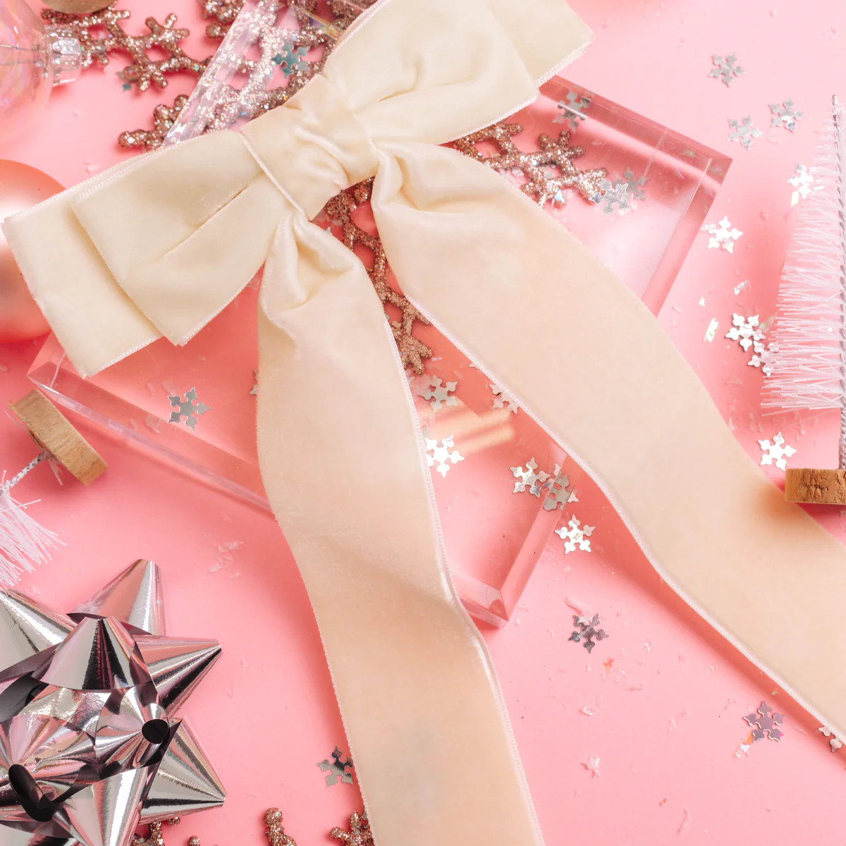 The Perfect Present Hair Bow - Ivory | The Impeccable Pig