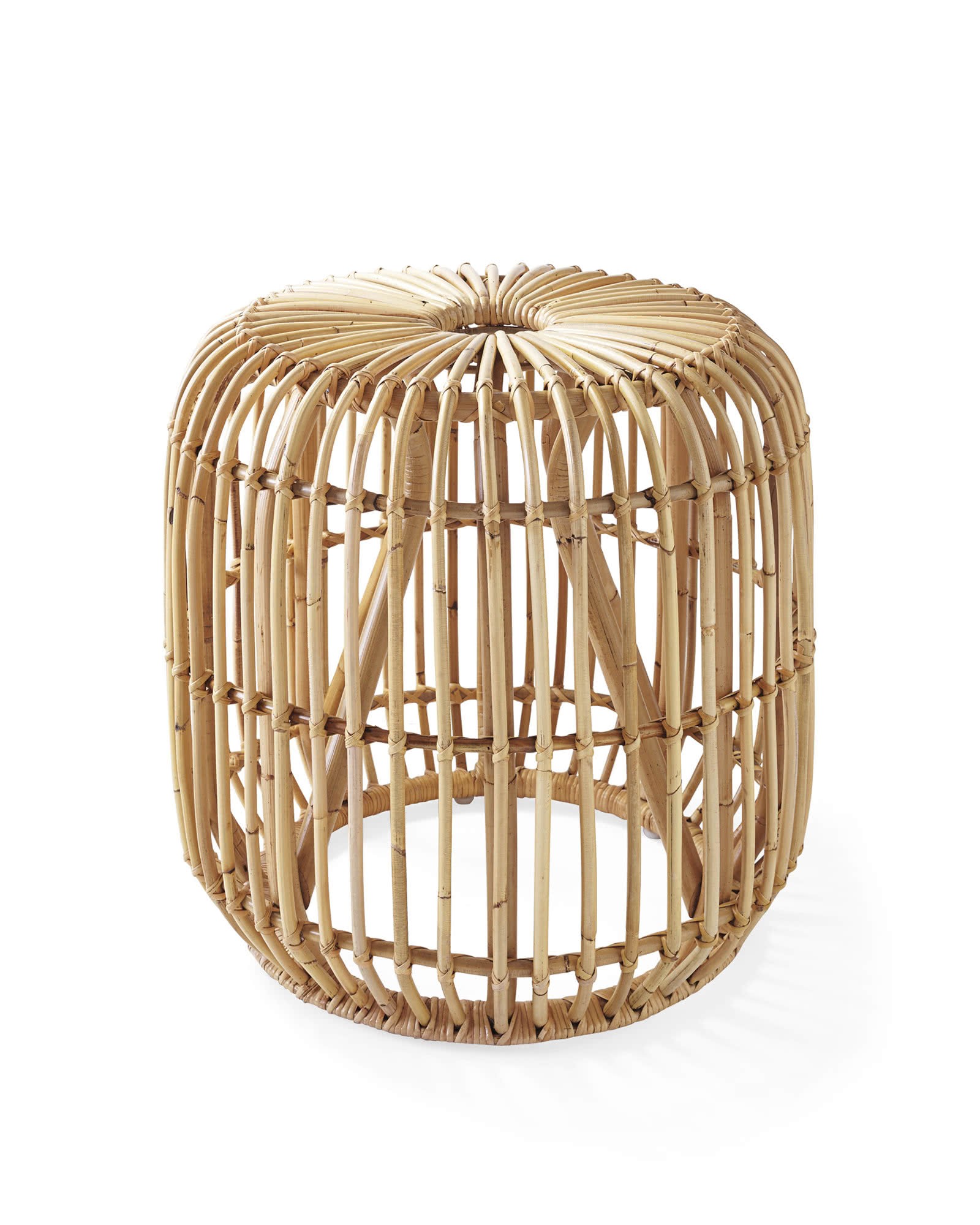 Pismo Rattan Side Table | Serena and Lily