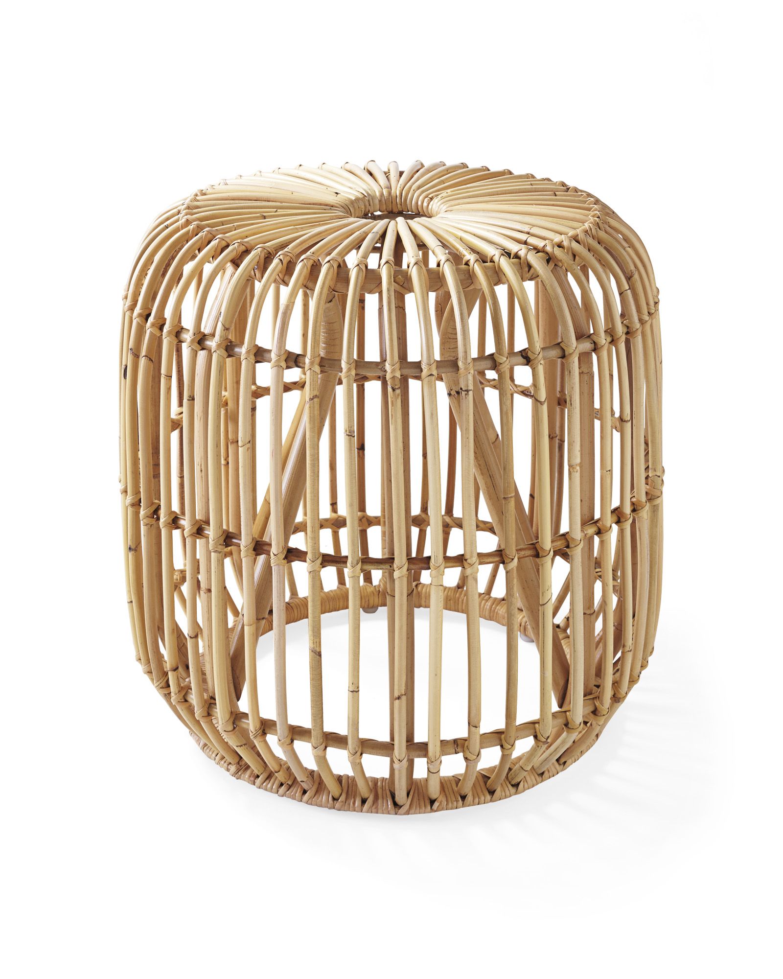 Pismo Rattan Side Table | Serena and Lily
