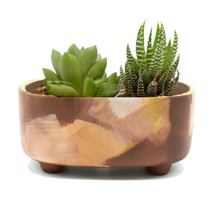Rusted Modern Planter | Minted