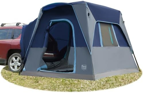 TIMBER RIDGE 5 Person SUV Tent Weather Resistant Portable for Car SUV Van Camping, Includes Rainf... | Amazon (US)