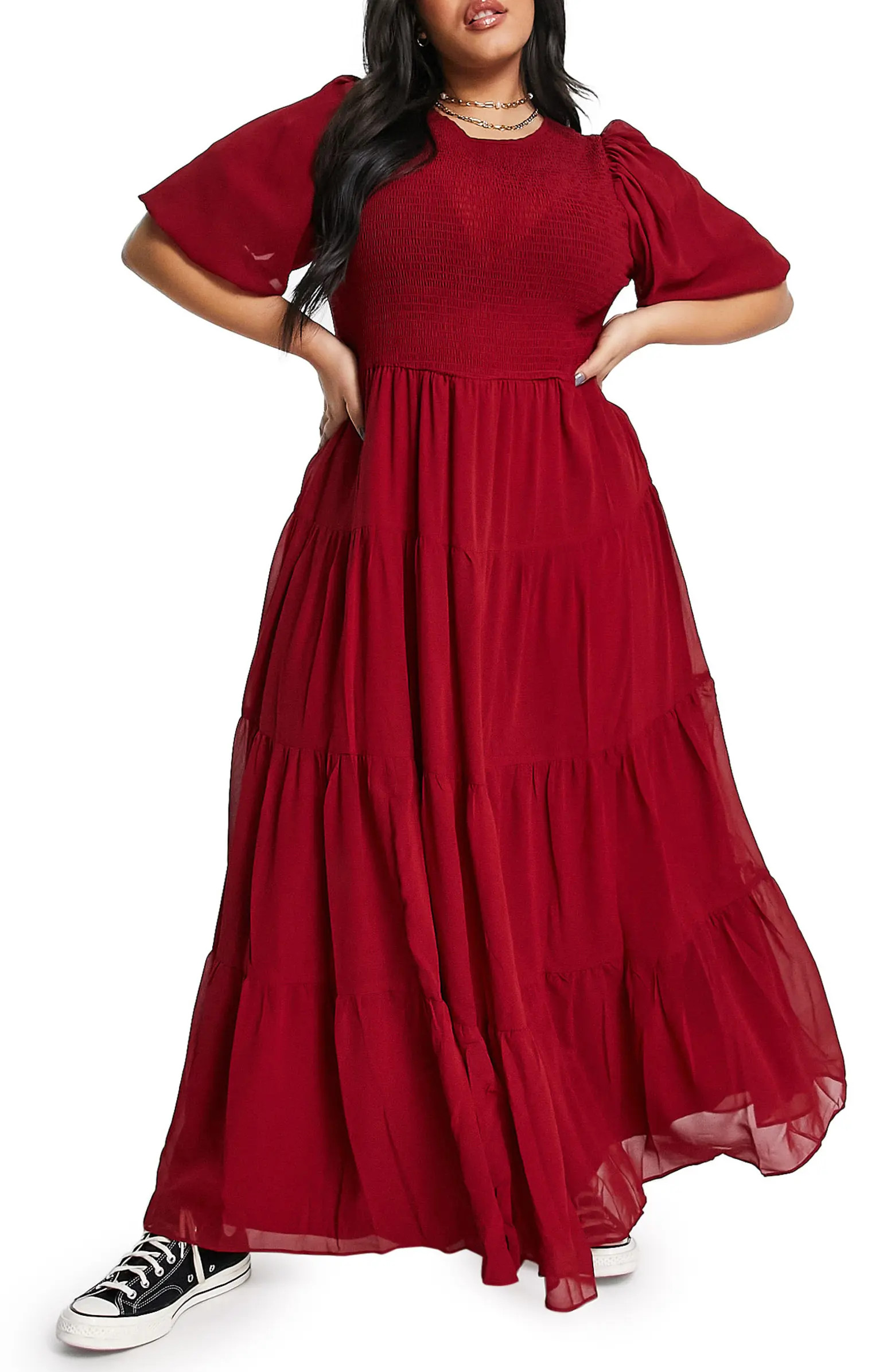 ASOS DESIGN Tiered Maxi Dress | Nordstrom | Nordstrom